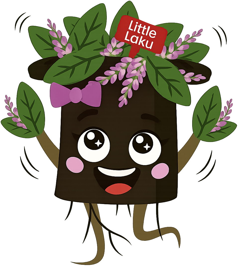 Little Laku — the Black Liquorice Company mascot
